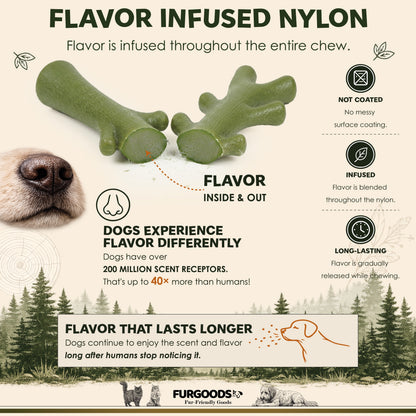 FURBONE Wild Stick Lammgeschmack Nylon-Hundeknochen, kleine & mittelgroße Rassen